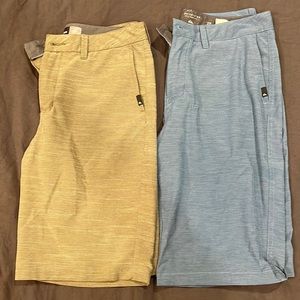 Bundle of two Quicksilver Amphibian shorts size 29 waist